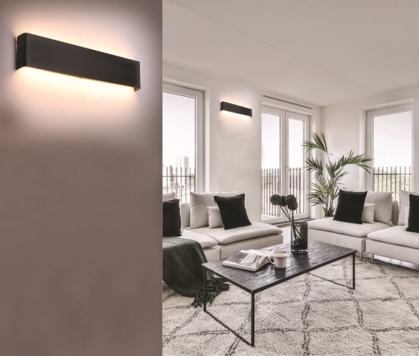 Kinkiet listwa naścienna Galasso AZ5342 LED 30W 3000K czarna