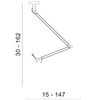 Metalowa lampa wisząca zestaw Zyta AZ4192+AZ2593 do kuchni czarna aluminium