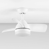 Sufitowy wentylator VILLAZON LE44971 LED 18W 3000-6500K z pilotem biały