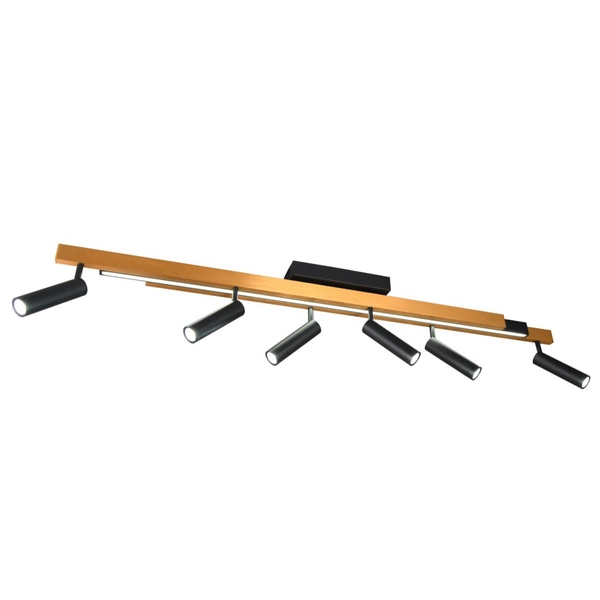 Lampa sufitowa ZENO 648310780 LED 18W+33W 2700-6500K złota czarna