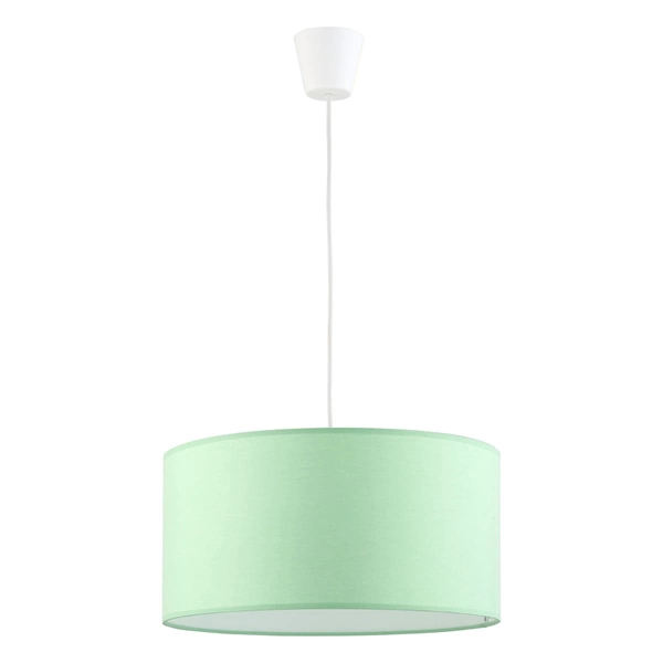 Okrągła lampa wisząca dziecięca Rondo 3233 TK Lighting tkanina miętowa