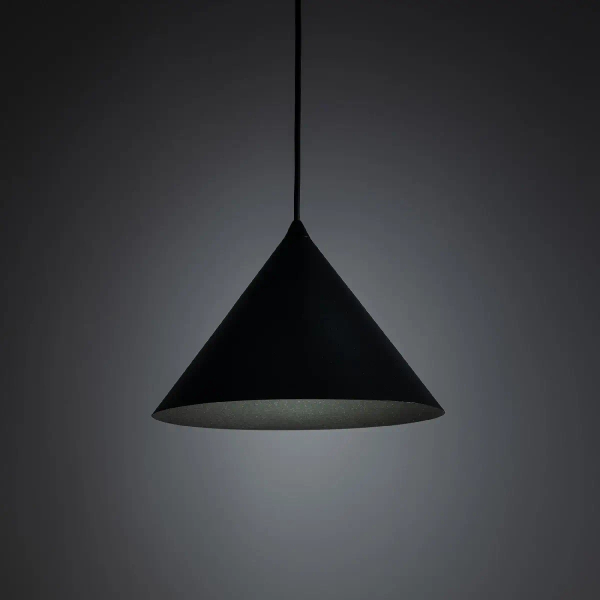 Zwisająca lampa do kuchni Cono 6630 stożkowa nad blat czarny