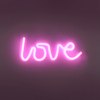 Lampa ścienna NEON-LOVE 85021-87 Just Light LED 6,5W do sypialni różowy