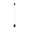 Wisząca lampa loftowa Cometshine P0471 LED 8W 3000K do holu czarna złota