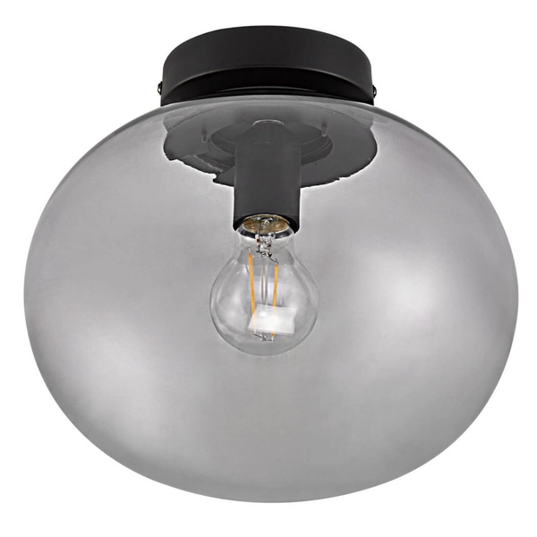 Sufitowa lampa szklana Alton 2010506047 czarny przydymiony