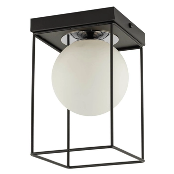 Plafon sufitowy Aroma 40706 Sigma ball do jadalni czarny srebrny