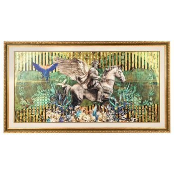 Mitologiczny obraz PEGASUS PARADISE KH1501100249 King Home pegaz wielokolorowy