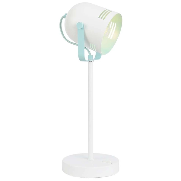 Stojąca LAMPA biurkowa MINUET 7015 Rabalux regulowana LAMPKA reflektorek pastelowy biały miętowy