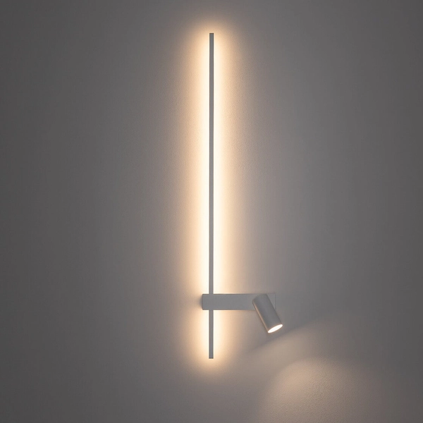 Sufitowa lampa regulowana tuba Easy 11578 metalowa biała