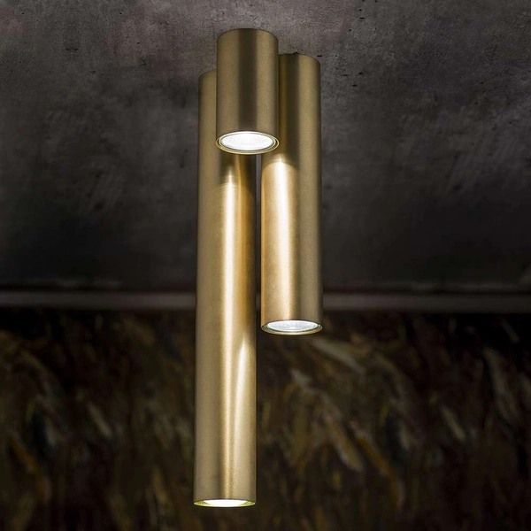 Tuba LAMPA sufitowa EYE L 8913 Nowodvorski metalowa OPRAWA downlight PLAFON mosiądz