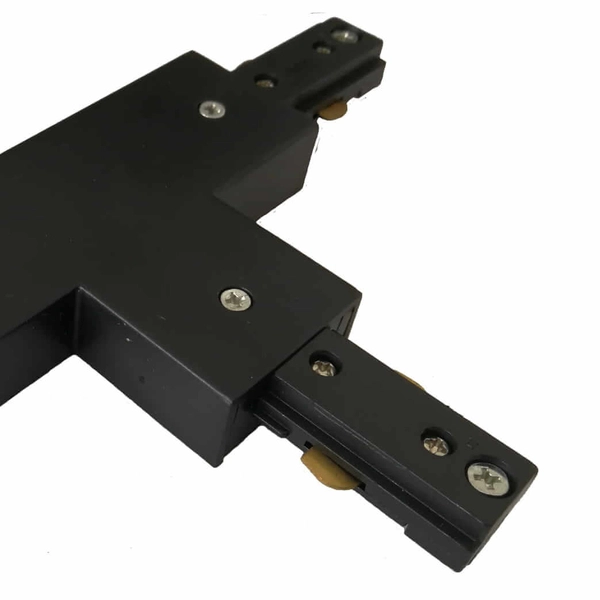 T-ŁĄCZNIK szynoprzewodu LP-553 BK Light Prestige do 1-fazowej szyny natynkowej 230V czarny