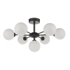 Okrągła lampa sufitowa Cohen COH3422-02 do jadalni czarna