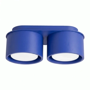 Podwójna lampa sufitowa MODO niebieska SL.2459 2xGx53 tubki