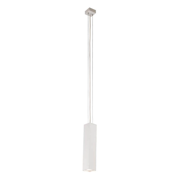 LAMPA wisząca NODA 7642 Shilo prostokątna OPRAWA metalowa zwis biały