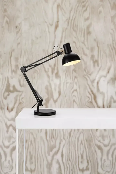 Regulowana lampa biurkowa Architect gabientowa czarna