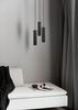 Skandynawska lampa wisząca Tilo 2010473003 Nordlux kaskada tuby czarne