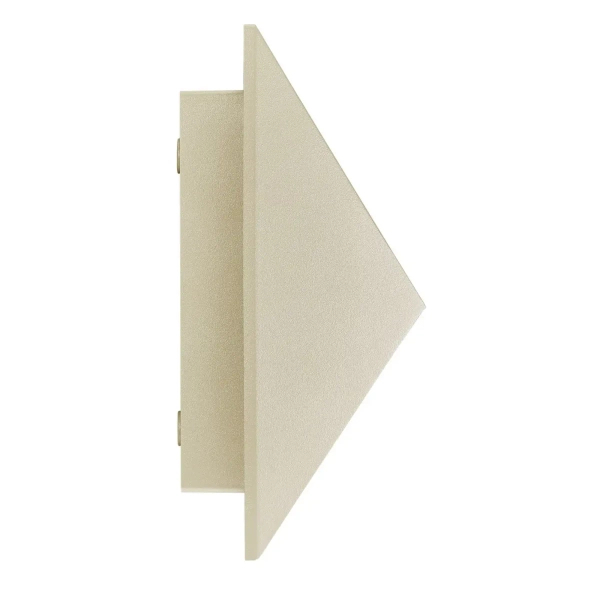 Ścienna lampa na taras Pontio 2218171008 metalowa IP54 beżowa