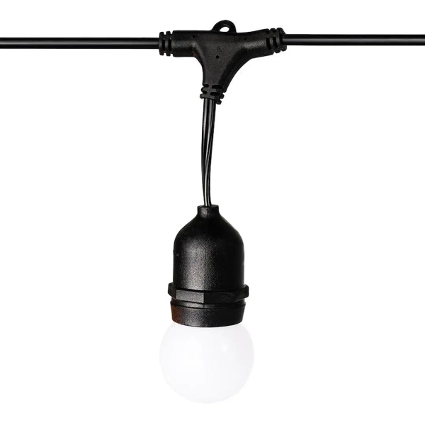 Klimatyczna girlanda do ogrodu Summer Time EKG2292 LED 6W 3000K IP44 czarny