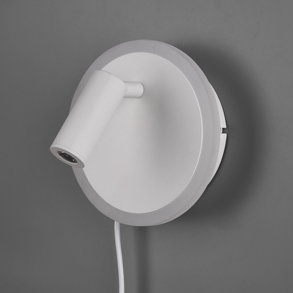 Ścienna lampa z regulacją Jordan 229210231 Trio LED 5W 3000K biała