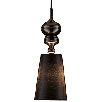 Loftowa lampa wisząca Queen MP-8846-18 black Step metalowa czarna