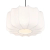 Salonowa lampa wisząca MADELINE R31971901 materiałowa czarny biały