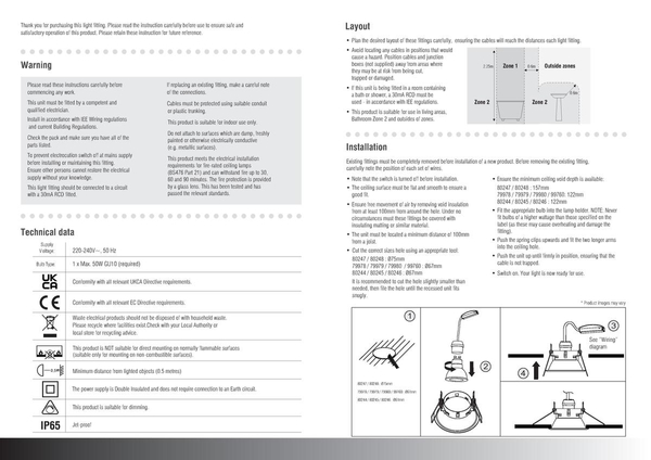 Oczko podtynkowe Speculo 80248 Saxby wpust IP65 czarny mat