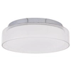 Okrągły plafon salonowy Pan LED 12W 4000K szklana lampa chrom