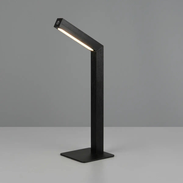 Stołowa lampka z drewna SKIP R55951132 LED 2W 3000K czarny