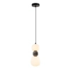 Szklana wisząca lampa Modern P0629 LED 12W 3000K ciemny szary