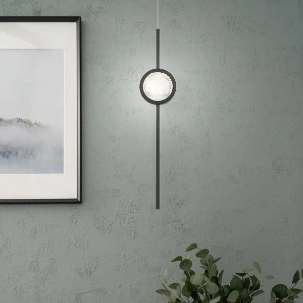 Salonowa lampa wisząca Barletta QN-BARLETTA-1P-BK LED 6W 3000K czarny