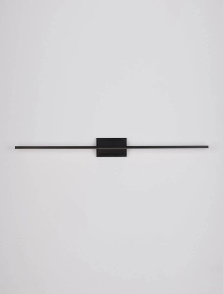 Minimalistyczna lampa ścienna HIDALGO LE42863 LED 28,5W czarna