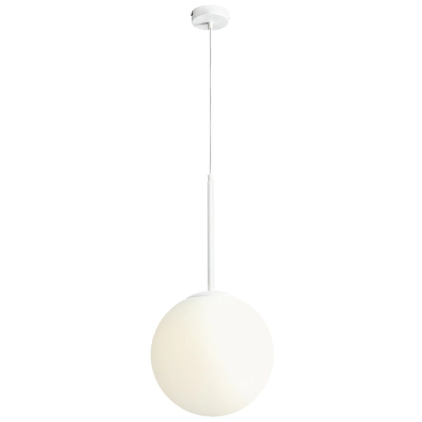 Lampa wisząca BOSSO 1087G Aldex szklana kula biała