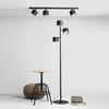 Lampa podłogowa BOT 1047A Aldex stojąca regulowana czarna