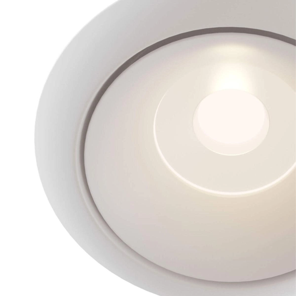 Lampa spot podstropowa Yin DL030-2-01W okrągła biała