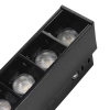 Lampa sufitowa do szyn magnetyczna 1253 LED 6W 4000K podłużna czarna