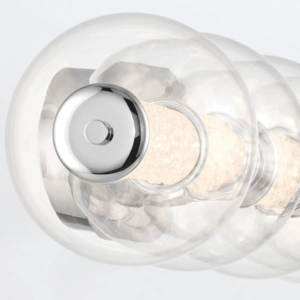 Przyścienna lampa kulista Atomo QN-ATOMO-5W-PC LED 25W 3000K IP44 srebrny