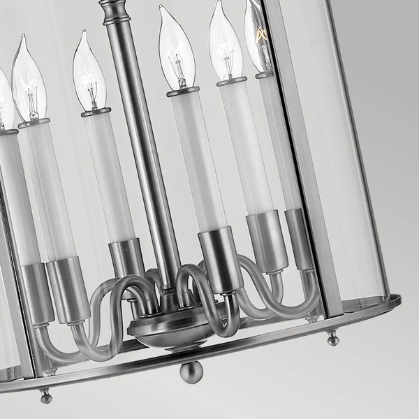 Salonowa lampa wisząca Gentry HK-GENTRY-P-L-PW Hinkley pewter