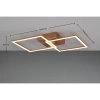 Brązowa lampa TRAIL R64492165 LED 20W 3000K 2250lm kwadratowa