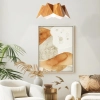 Geometryczna lampa wisząca Physalis QN-PHYSALIS-P-M-TEAK brązowy