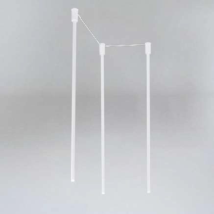 Sufitowa lampa podwieszana ALHA N 9393 Shilo sople białe