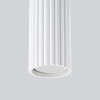 Podłużna lampa wisząca Karbon SL.1535 minimalistyczna tuba biała OUTLET