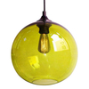 Zwisowa lampa EDISON 31-29546 szklana kula zwis loft ball zielona
