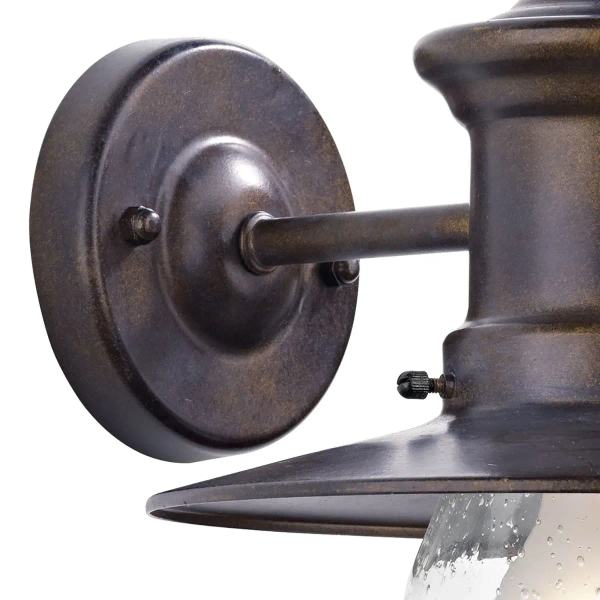 Klasyczny kinkiet ogrodowy Sedgewick SED1529 IP44 postarzany brąz