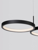 Designerska lampa wisząca GARCIA LE42829 Luces Exclusivas LED 41W 3000K czarna