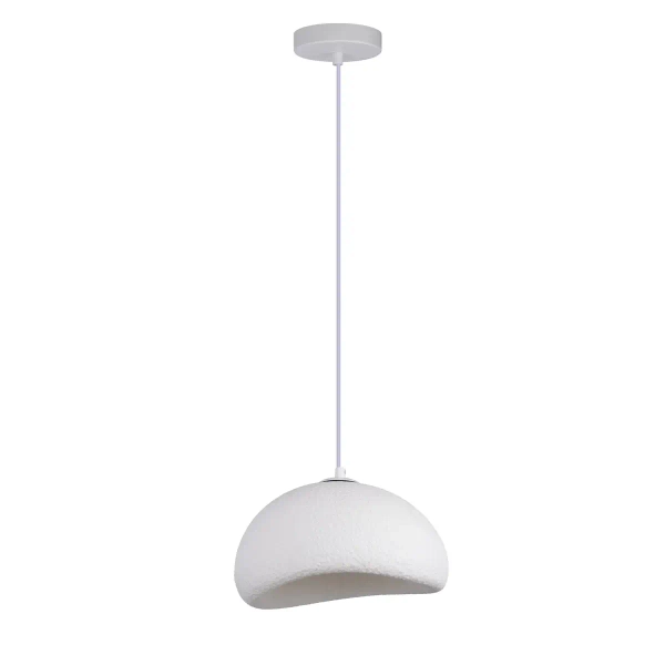 Kopułowa lampa wisząca Nube LP-0030/1P 30cm WH japandi biała