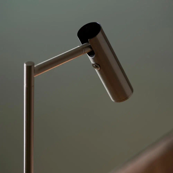 Lampa podłogowa Dedicated Reader 98116 LED 4W 3000K tuba nikiel