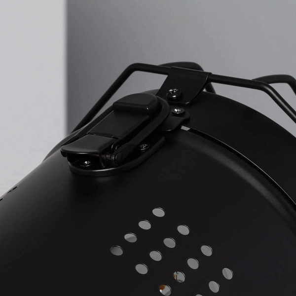 Podłogowa lampa Retro ABR-RRV-C-E27 Abruzzo reflektor drewniany czarny