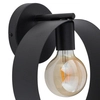 Okrągła lampa ścienna HOOP 32304 Sigma metalowa do sypialni czarny