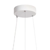 Wisząca lampa okrągła Bellissima ABR-LWBSS36W do salonu biała