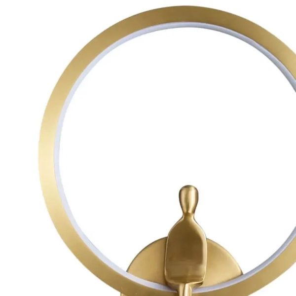 Pierścieniowy kinkiet AMICI ST-B3607 gold Step LED 10W 3000K boy złoty